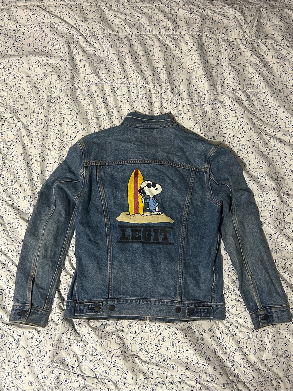 LEVI’S x SNOOPY Blue Denim Jacket